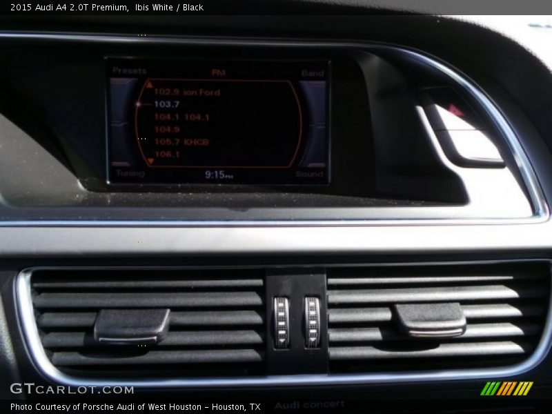 Ibis White / Black 2015 Audi A4 2.0T Premium