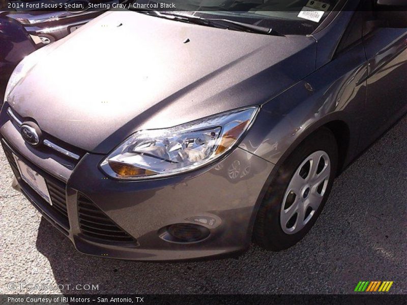Sterling Gray / Charcoal Black 2014 Ford Focus S Sedan