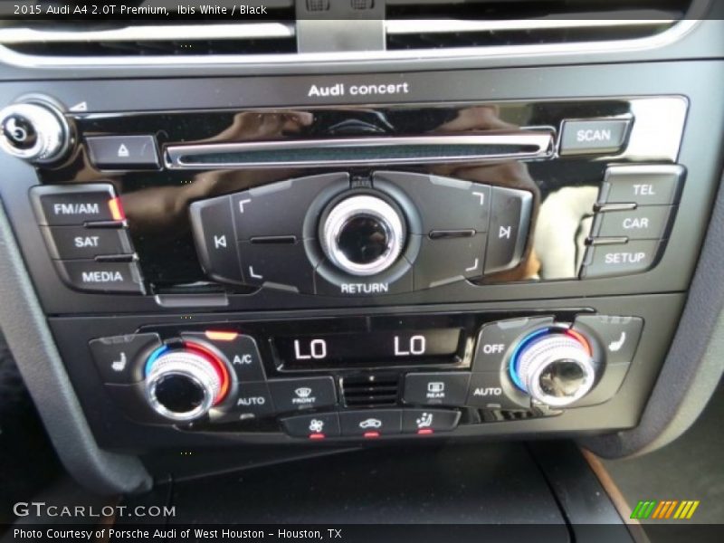 Ibis White / Black 2015 Audi A4 2.0T Premium