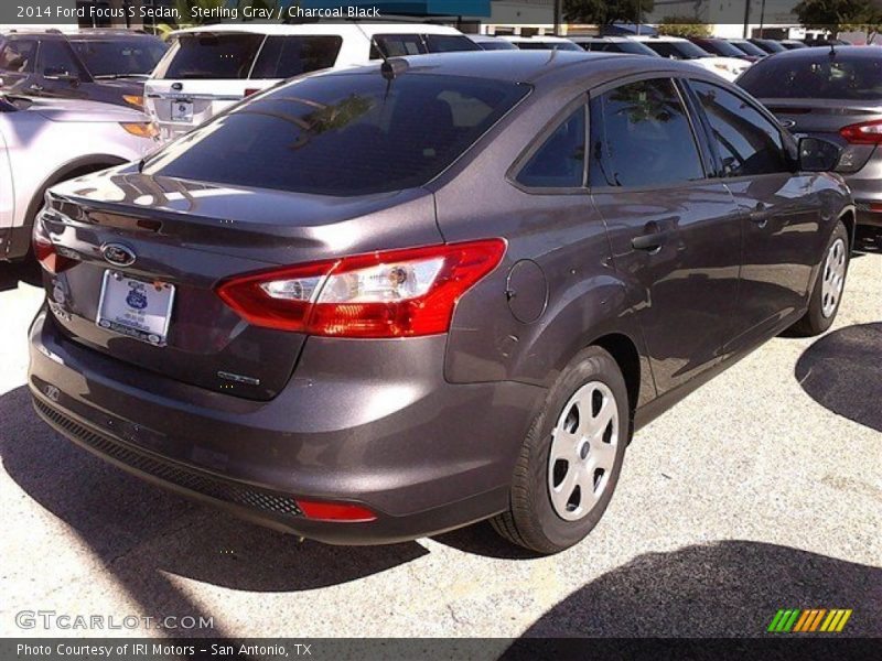Sterling Gray / Charcoal Black 2014 Ford Focus S Sedan