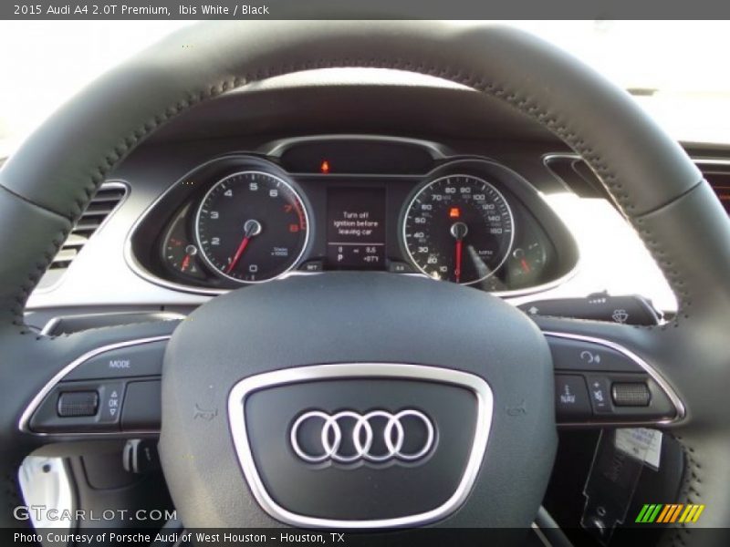 Ibis White / Black 2015 Audi A4 2.0T Premium
