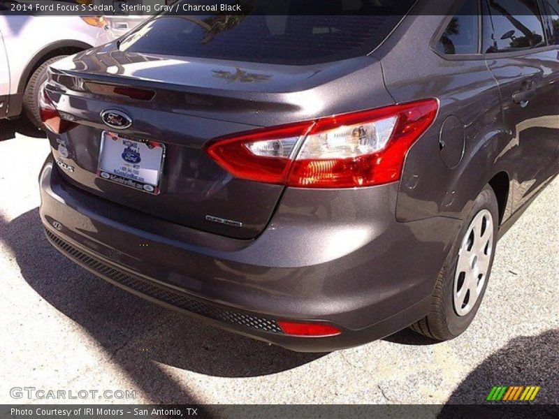 Sterling Gray / Charcoal Black 2014 Ford Focus S Sedan