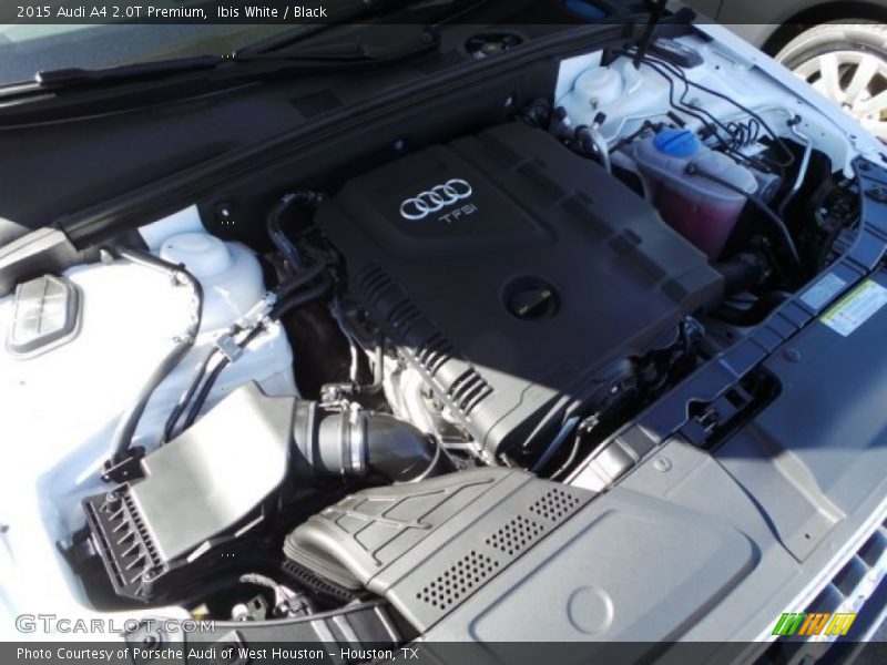 Ibis White / Black 2015 Audi A4 2.0T Premium