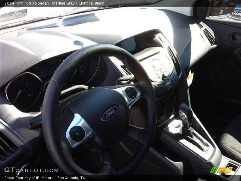 Sterling Gray / Charcoal Black 2014 Ford Focus S Sedan