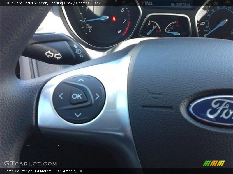 Sterling Gray / Charcoal Black 2014 Ford Focus S Sedan