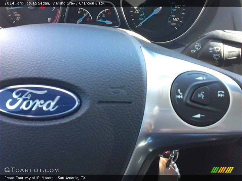Sterling Gray / Charcoal Black 2014 Ford Focus S Sedan