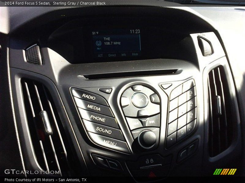 Sterling Gray / Charcoal Black 2014 Ford Focus S Sedan