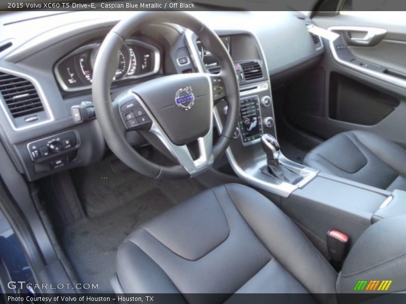 Caspian Blue Metallic / Off Black 2015 Volvo XC60 T5 Drive-E