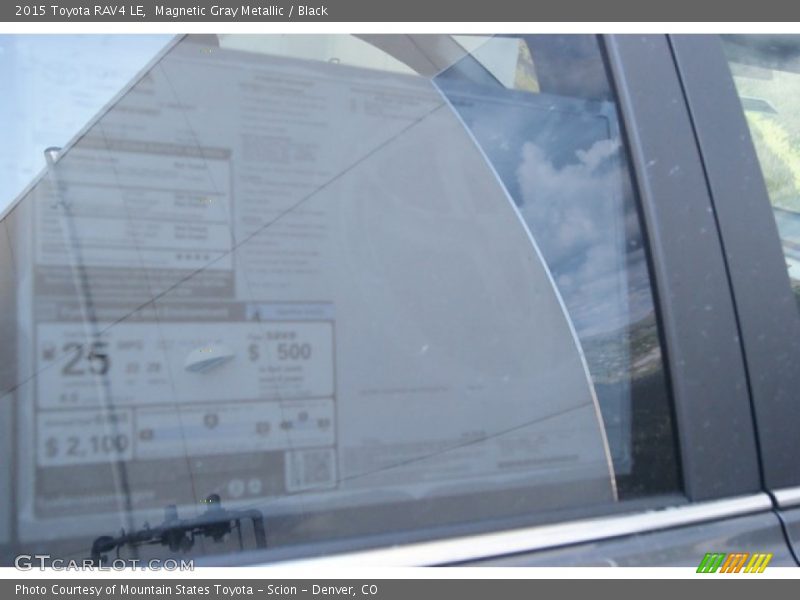 Magnetic Gray Metallic / Black 2015 Toyota RAV4 LE