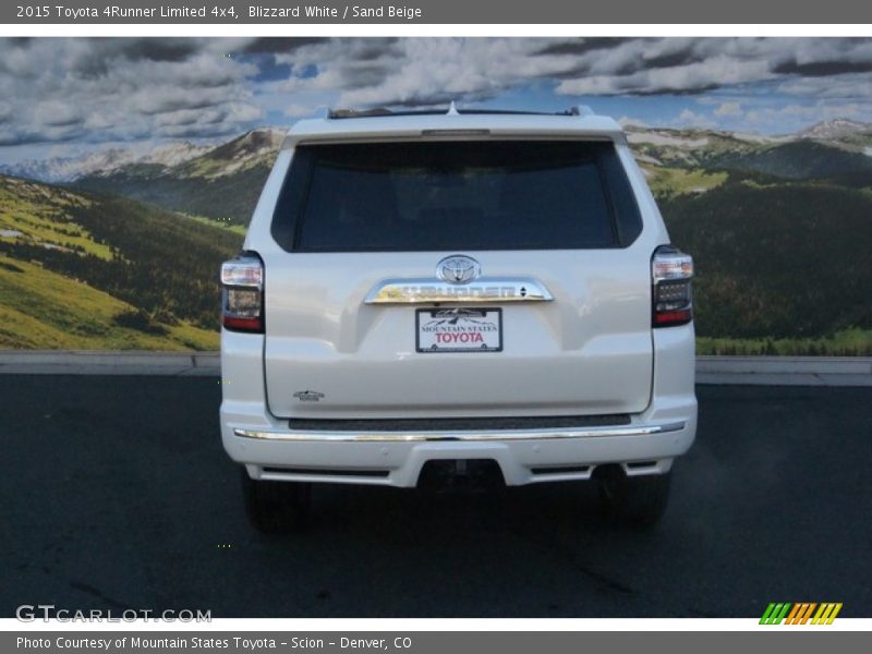 Blizzard White / Sand Beige 2015 Toyota 4Runner Limited 4x4