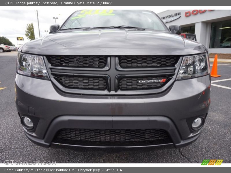 Granite Crystal Metallic / Black 2015 Dodge Journey Crossroad