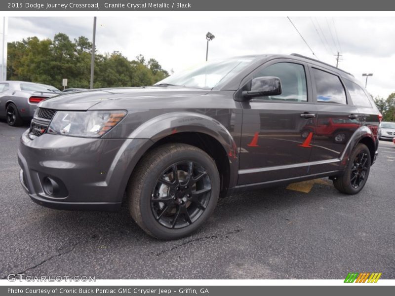 Granite Crystal Metallic / Black 2015 Dodge Journey Crossroad