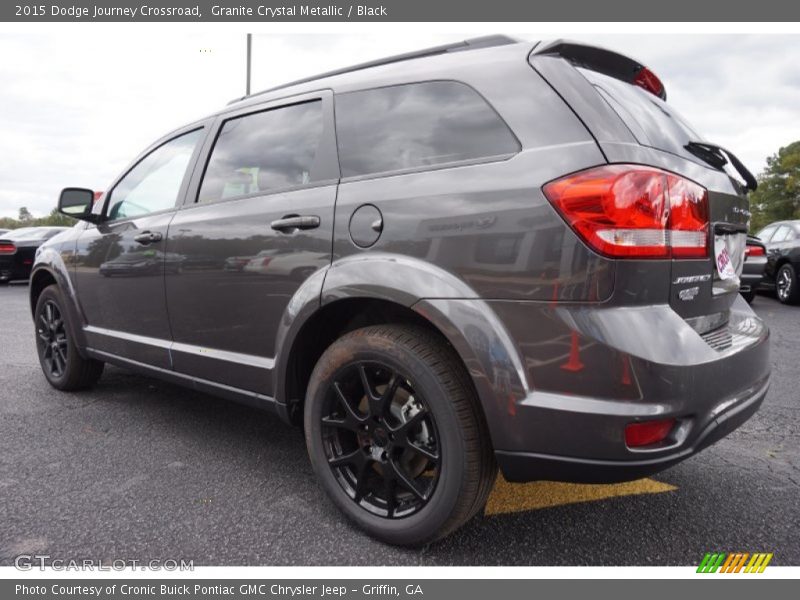 Granite Crystal Metallic / Black 2015 Dodge Journey Crossroad