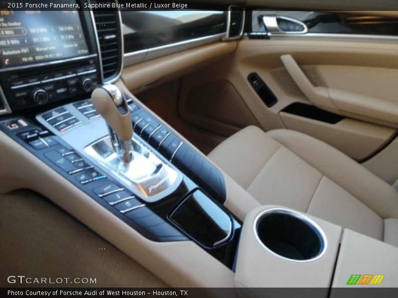 Sapphire Blue Metallic / Luxor Beige 2015 Porsche Panamera