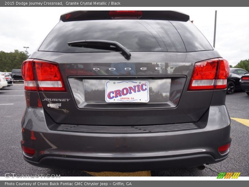 Granite Crystal Metallic / Black 2015 Dodge Journey Crossroad