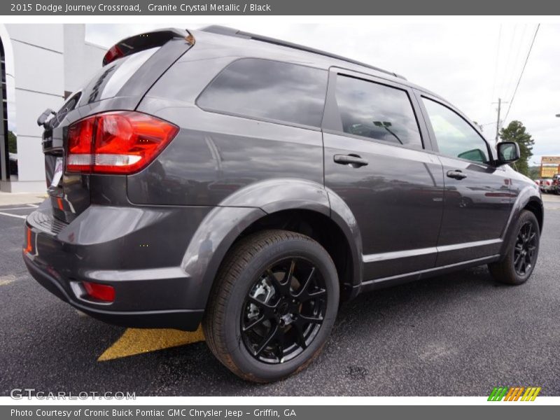 Granite Crystal Metallic / Black 2015 Dodge Journey Crossroad