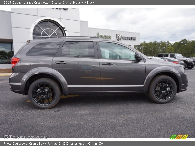 Granite Crystal Metallic / Black 2015 Dodge Journey Crossroad