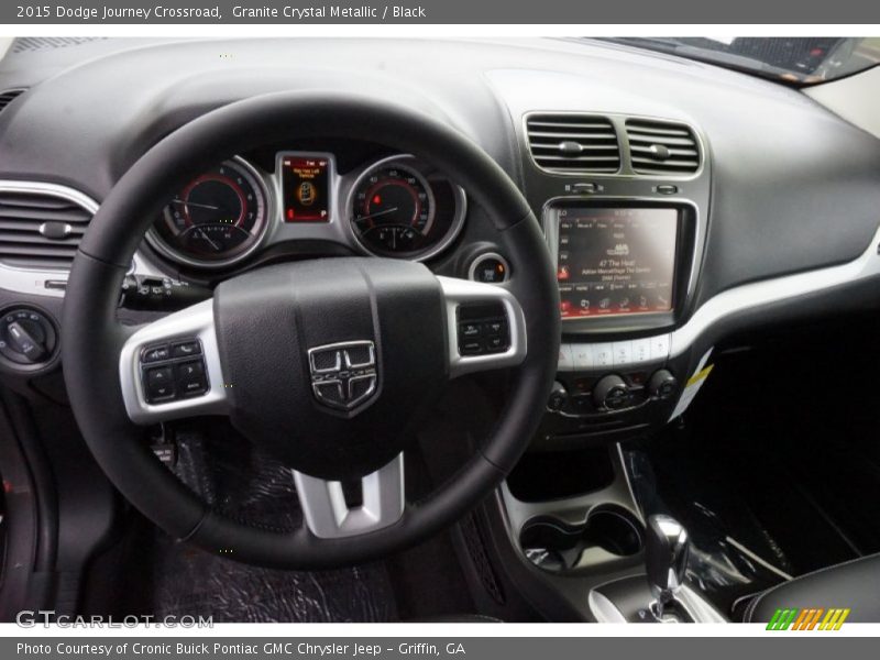 Granite Crystal Metallic / Black 2015 Dodge Journey Crossroad
