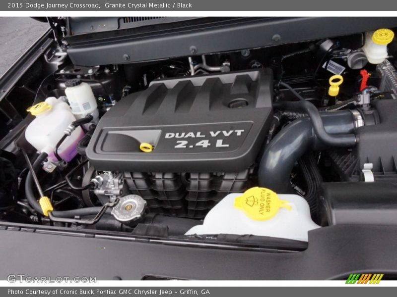 Granite Crystal Metallic / Black 2015 Dodge Journey Crossroad