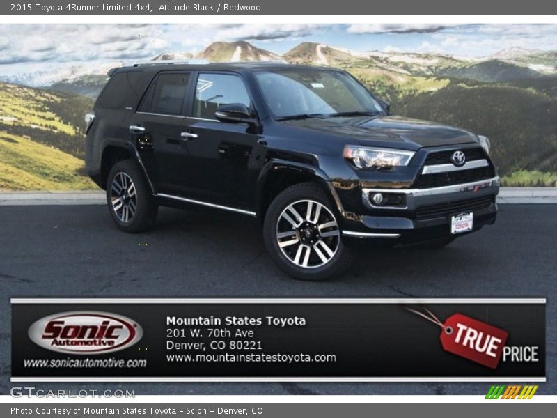 Attitude Black / Redwood 2015 Toyota 4Runner Limited 4x4