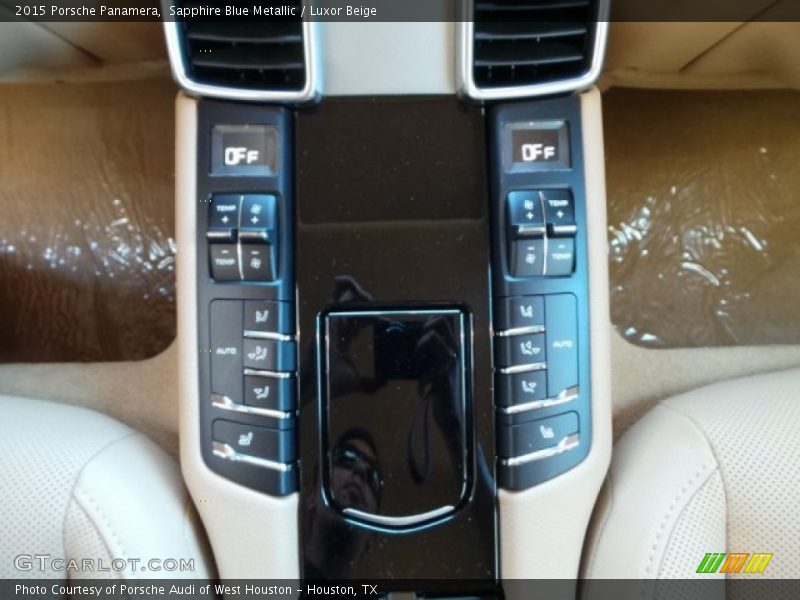 Sapphire Blue Metallic / Luxor Beige 2015 Porsche Panamera