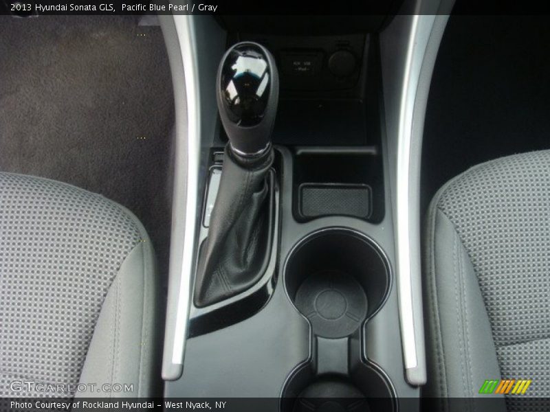 Pacific Blue Pearl / Gray 2013 Hyundai Sonata GLS