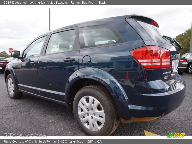 Fathom Blue Pearl / Black 2015 Dodge Journey American Value Package