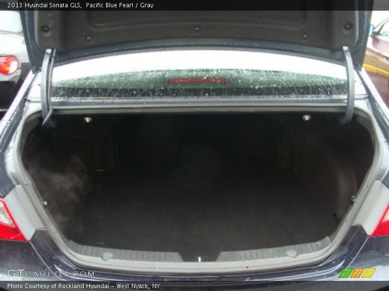 Pacific Blue Pearl / Gray 2013 Hyundai Sonata GLS