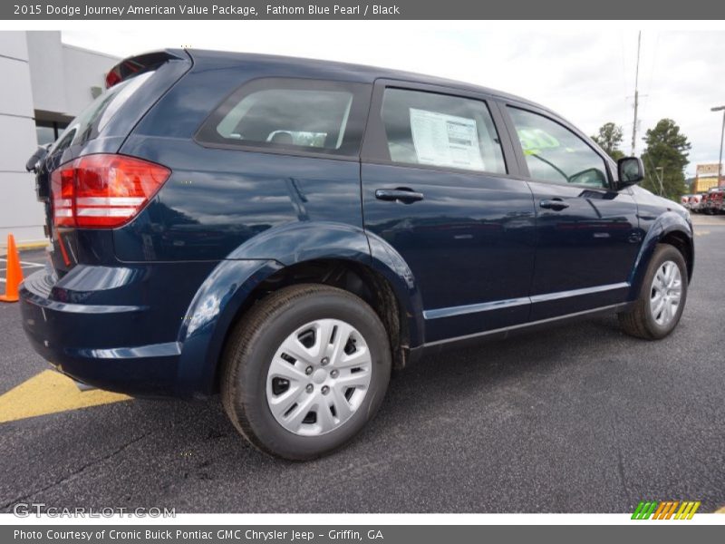 Fathom Blue Pearl / Black 2015 Dodge Journey American Value Package