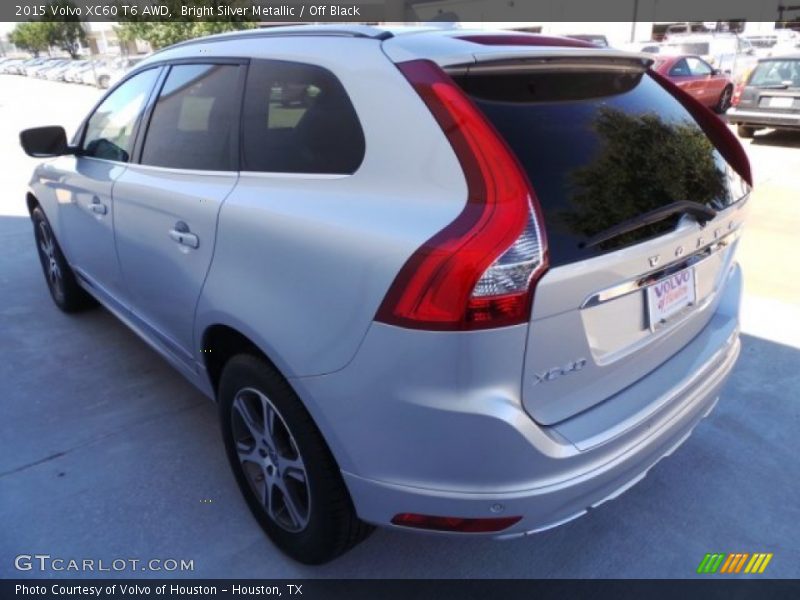 Bright Silver Metallic / Off Black 2015 Volvo XC60 T6 AWD