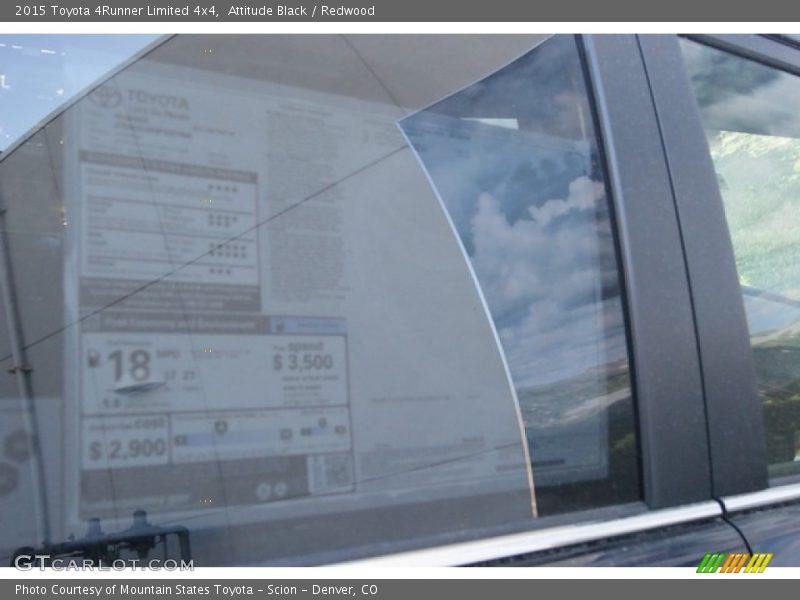 Attitude Black / Redwood 2015 Toyota 4Runner Limited 4x4