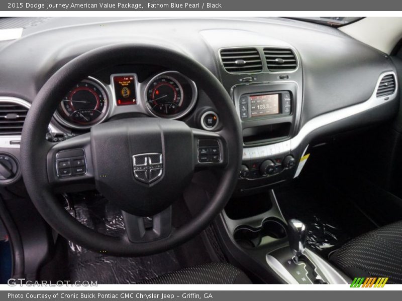 Fathom Blue Pearl / Black 2015 Dodge Journey American Value Package