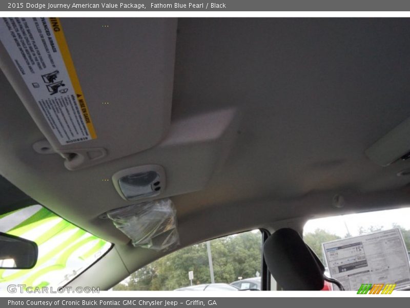 Fathom Blue Pearl / Black 2015 Dodge Journey American Value Package