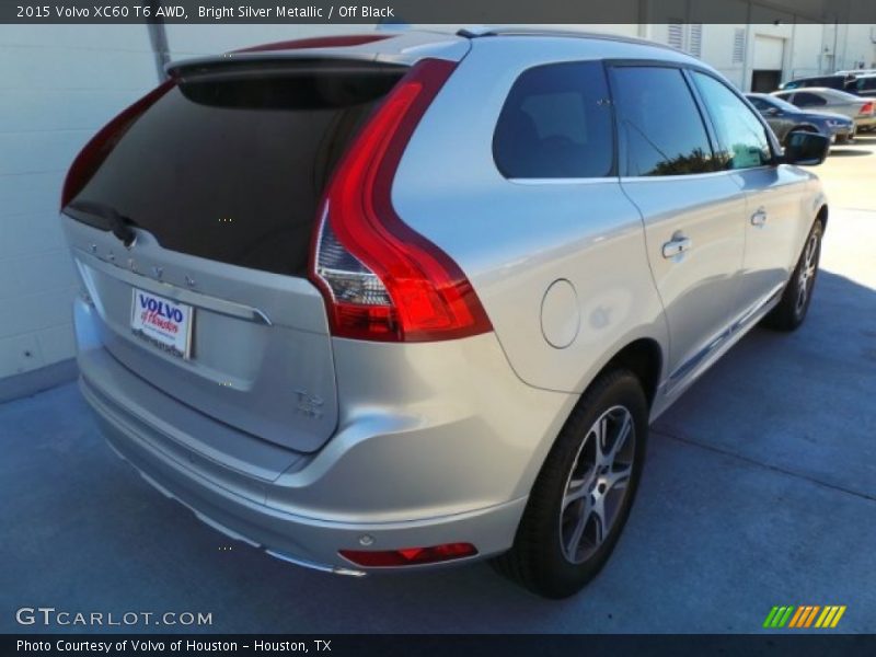 Bright Silver Metallic / Off Black 2015 Volvo XC60 T6 AWD