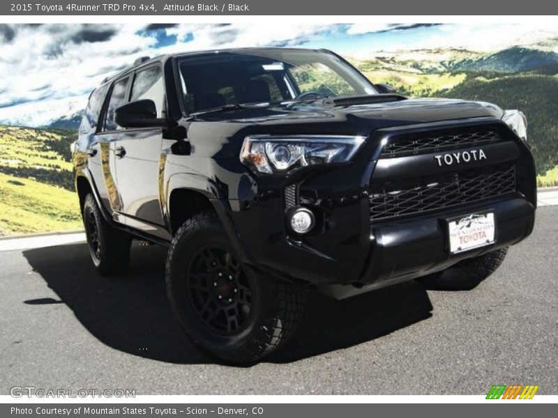 Attitude Black / Black 2015 Toyota 4Runner TRD Pro 4x4