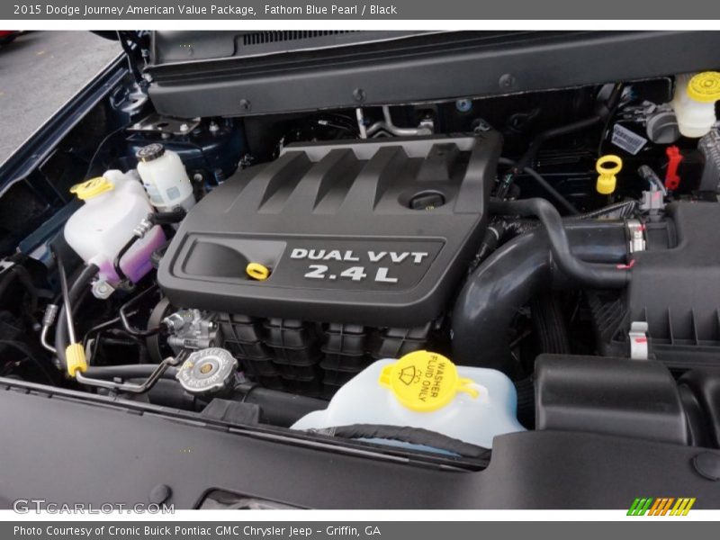 Fathom Blue Pearl / Black 2015 Dodge Journey American Value Package