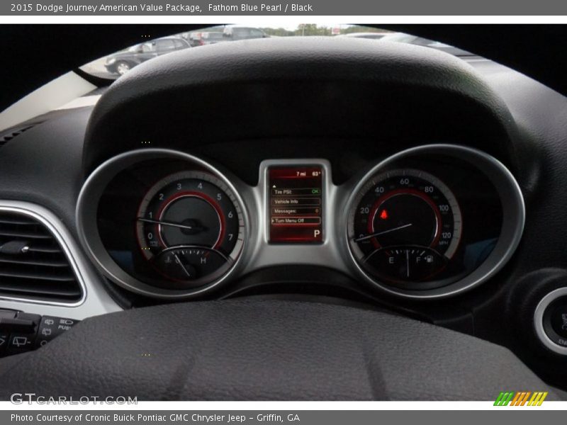 Fathom Blue Pearl / Black 2015 Dodge Journey American Value Package