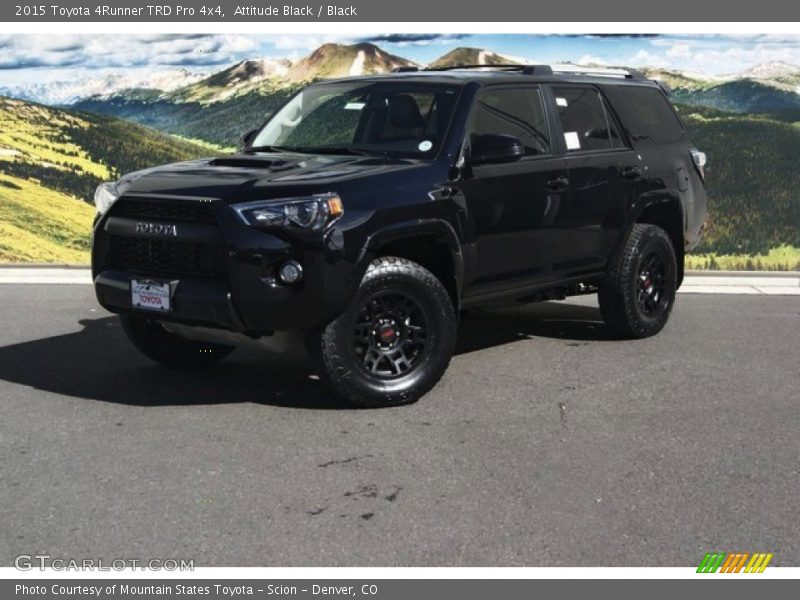 Attitude Black / Black 2015 Toyota 4Runner TRD Pro 4x4