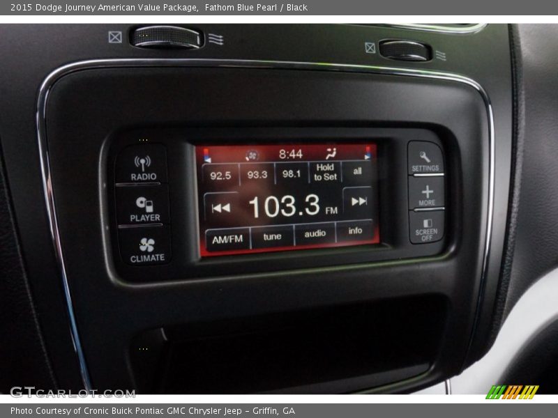Fathom Blue Pearl / Black 2015 Dodge Journey American Value Package