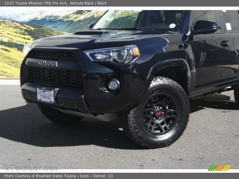 Attitude Black / Black 2015 Toyota 4Runner TRD Pro 4x4