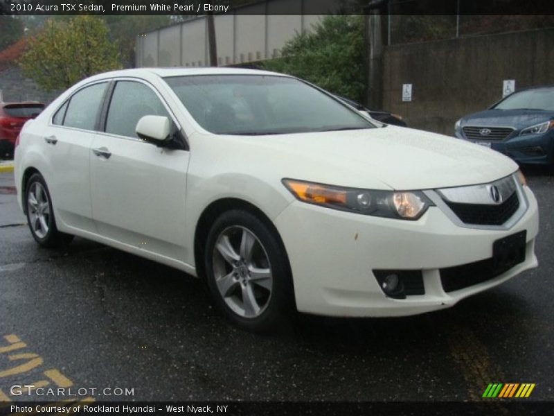 Premium White Pearl / Ebony 2010 Acura TSX Sedan