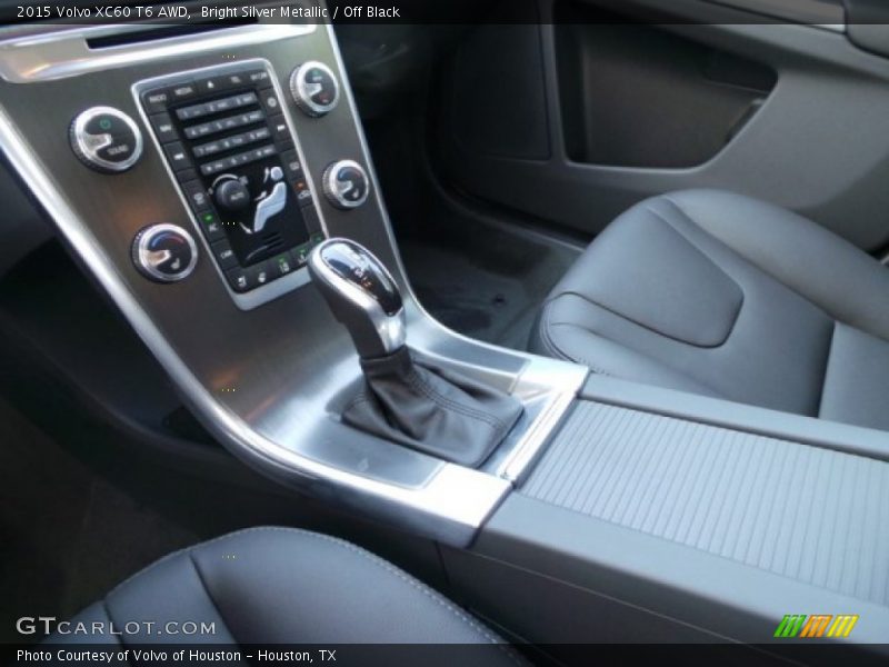 Bright Silver Metallic / Off Black 2015 Volvo XC60 T6 AWD