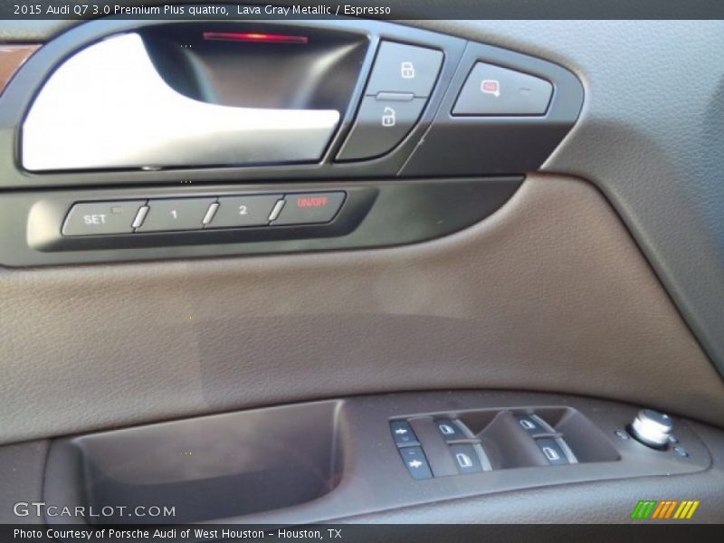 Lava Gray Metallic / Espresso 2015 Audi Q7 3.0 Premium Plus quattro