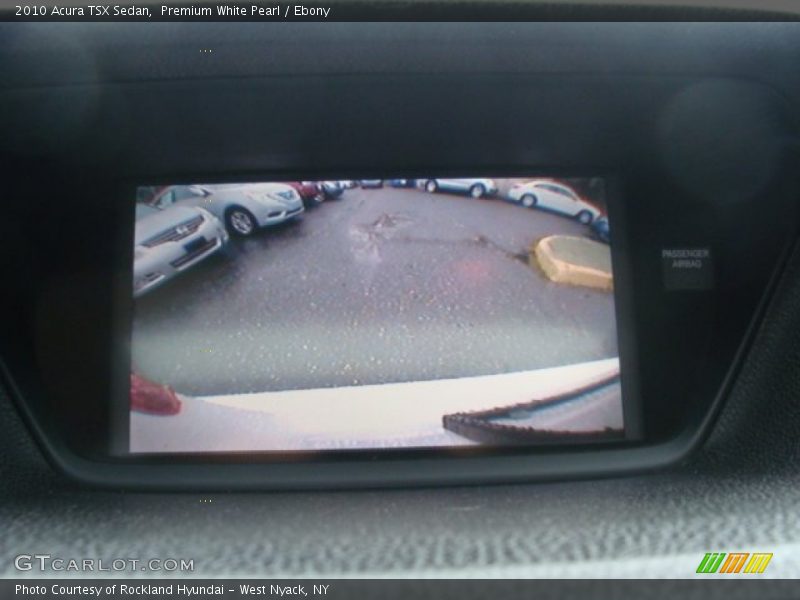 Premium White Pearl / Ebony 2010 Acura TSX Sedan
