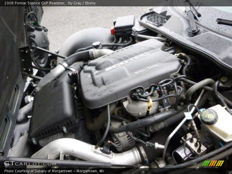 Sly Gray / Ebony 2008 Pontiac Solstice GXP Roadster