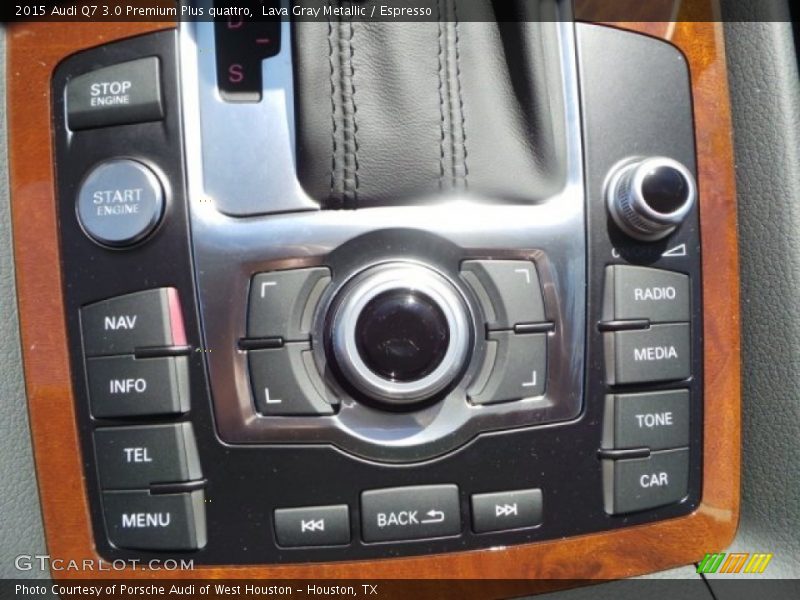Lava Gray Metallic / Espresso 2015 Audi Q7 3.0 Premium Plus quattro