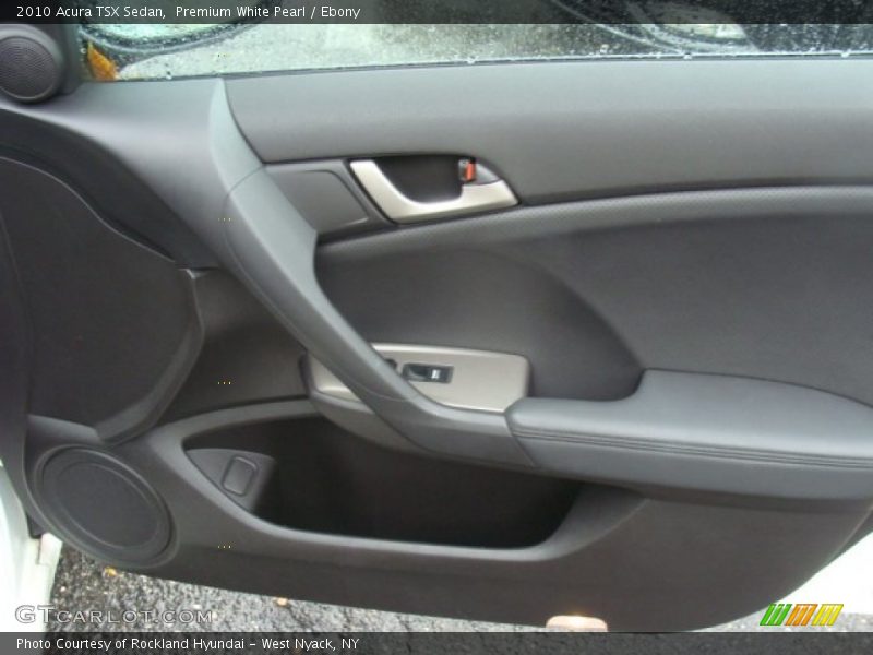 Premium White Pearl / Ebony 2010 Acura TSX Sedan