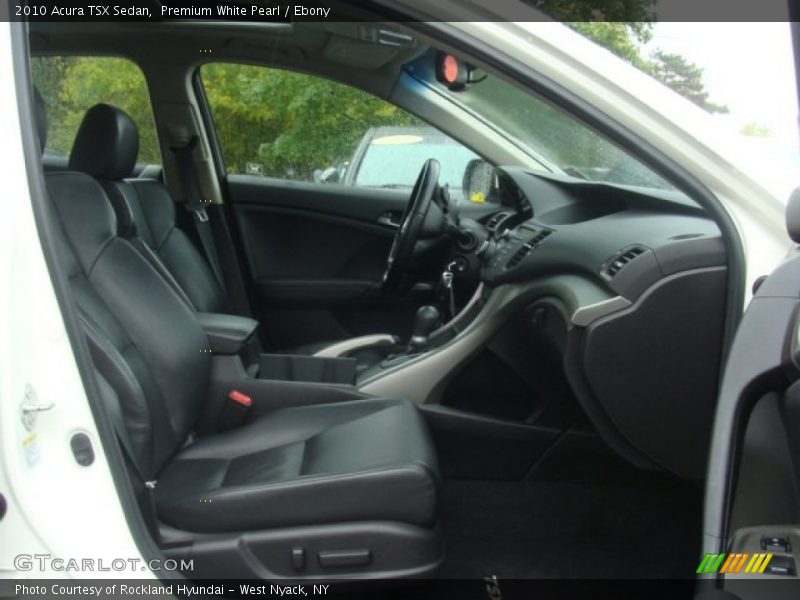 Premium White Pearl / Ebony 2010 Acura TSX Sedan