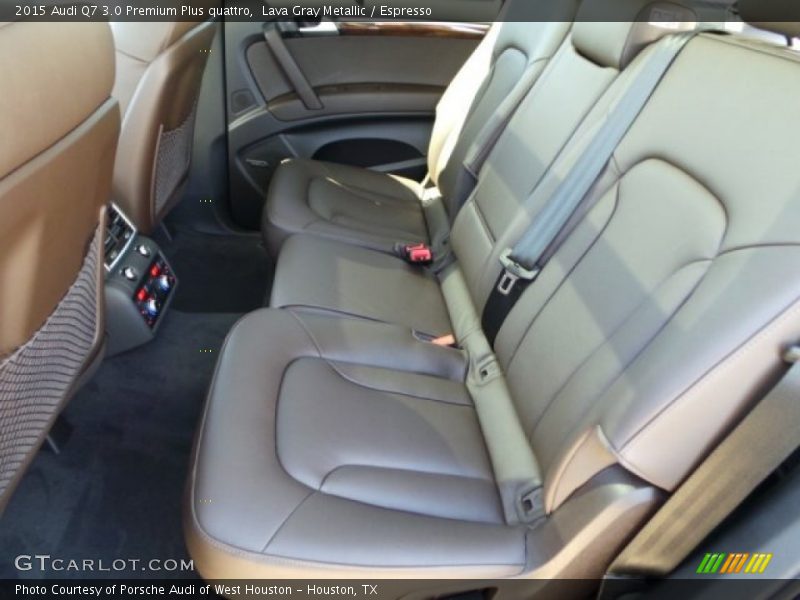 Rear Seat of 2015 Q7 3.0 Premium Plus quattro