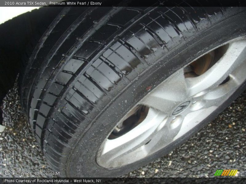 Premium White Pearl / Ebony 2010 Acura TSX Sedan